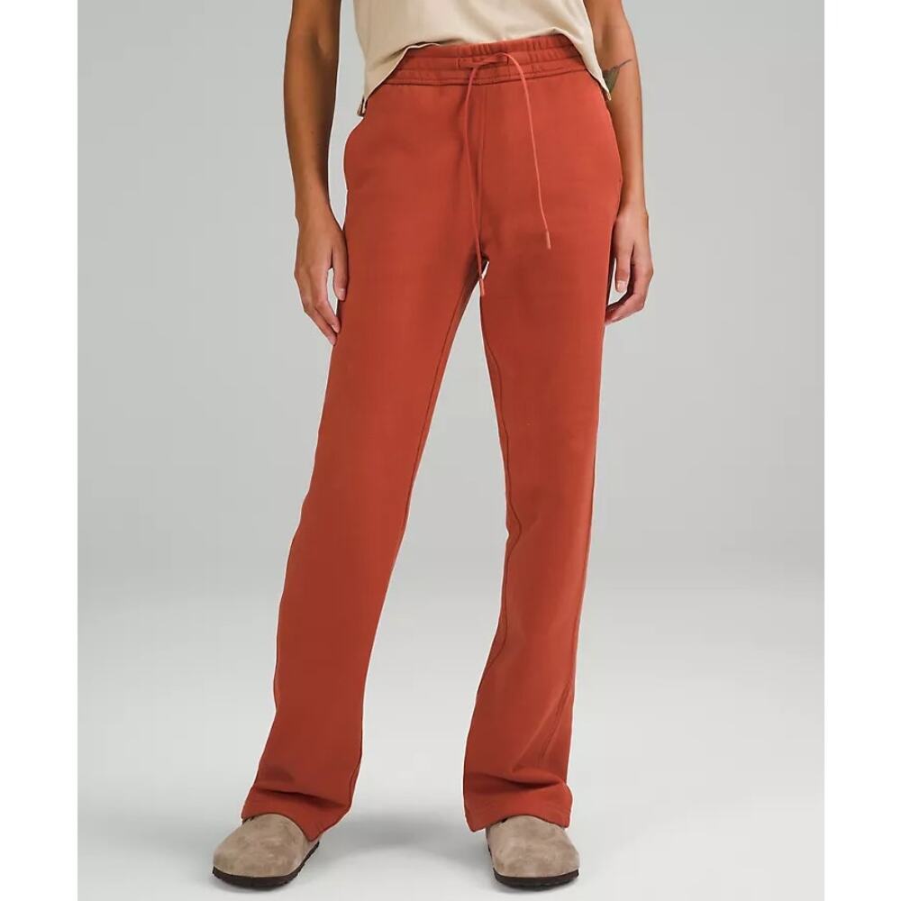 Lululemon Loungeful Straight Leg Pant - Red Rock (Orange) - Women's 8